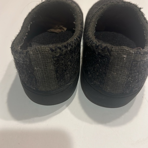 Haflinger charcoal grey slip on clogs shoes pure new wool from Germany size 38 - Picture 4 of 9